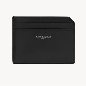Saint Laurent Light Musk(olive green)Slim Leather Card Case